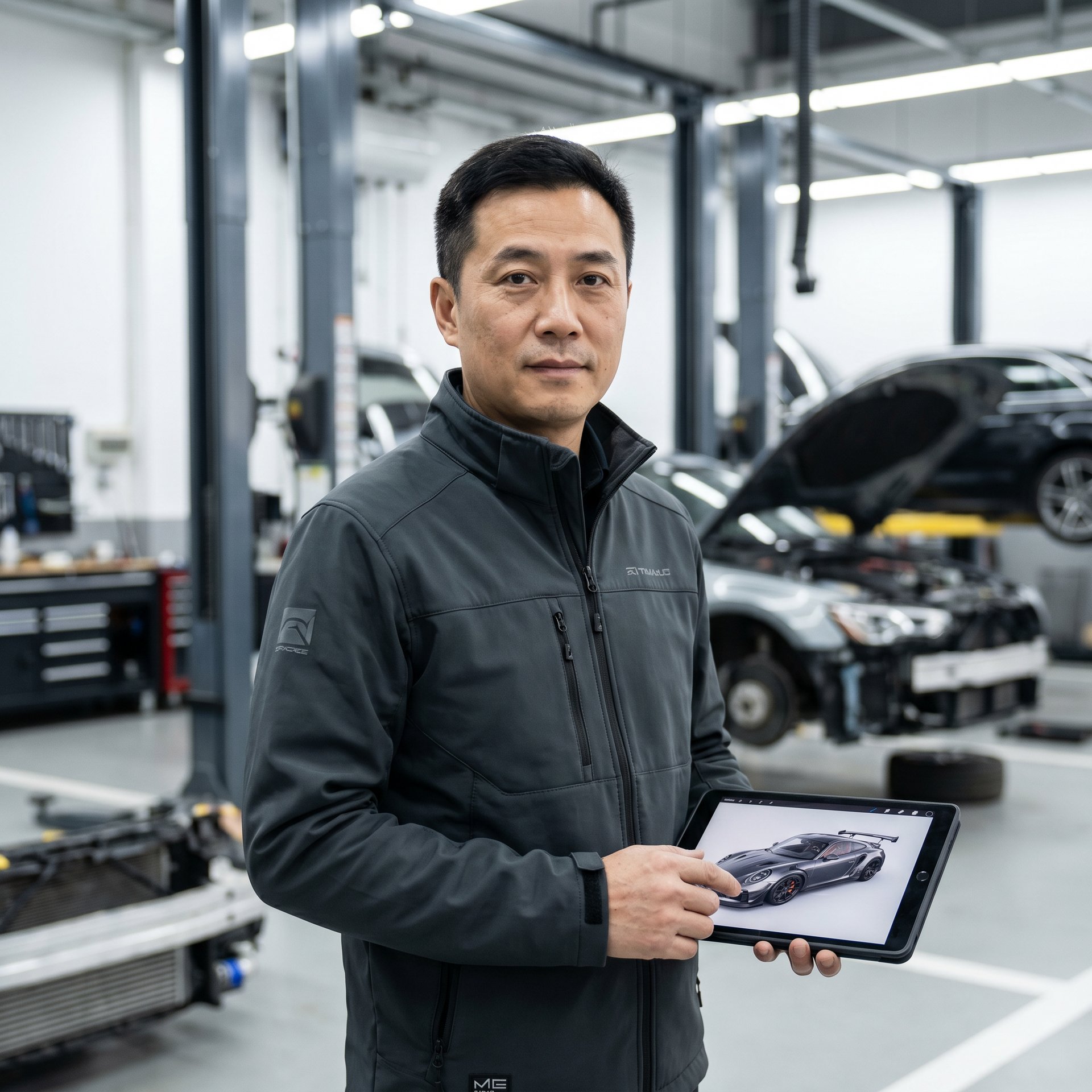 小小绘修车改装视频-高级改装技师刘改装