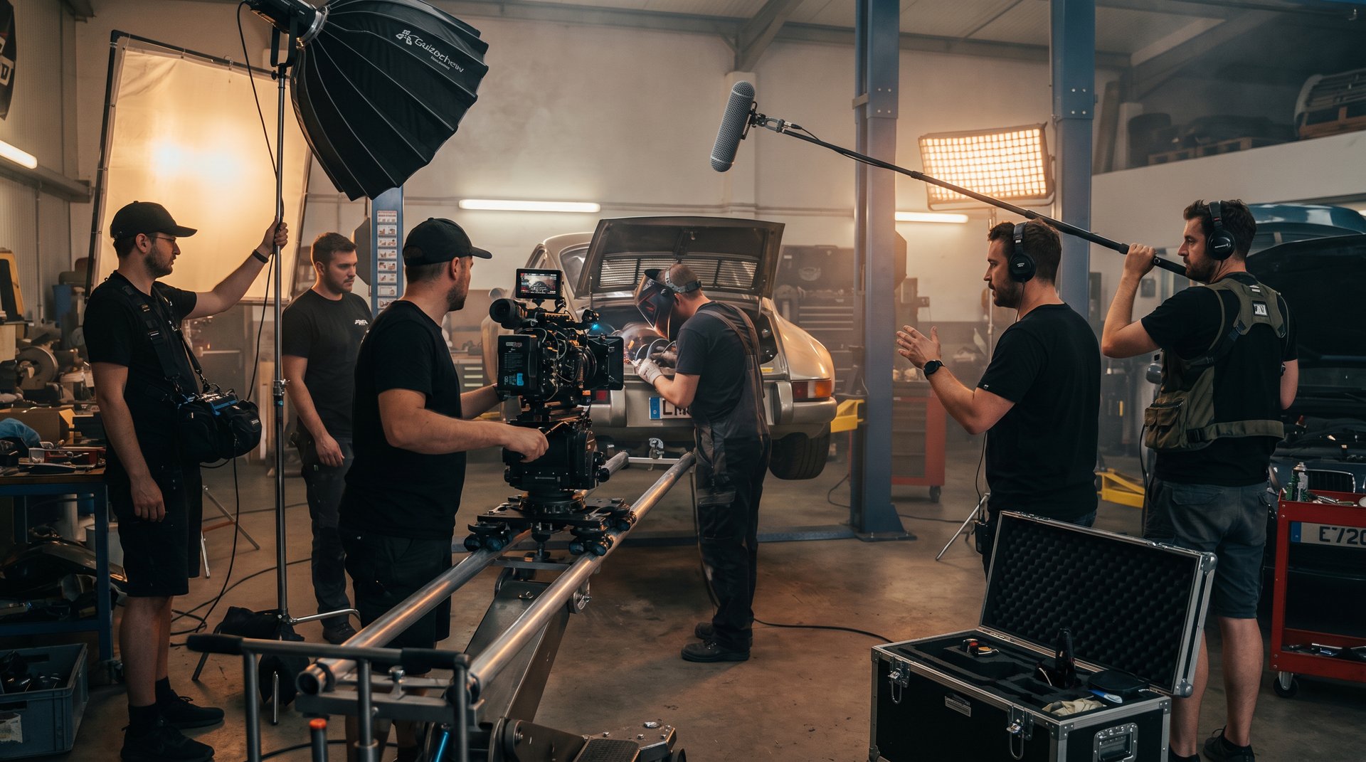 小小绘修车改装视频-汽车MV视频制作