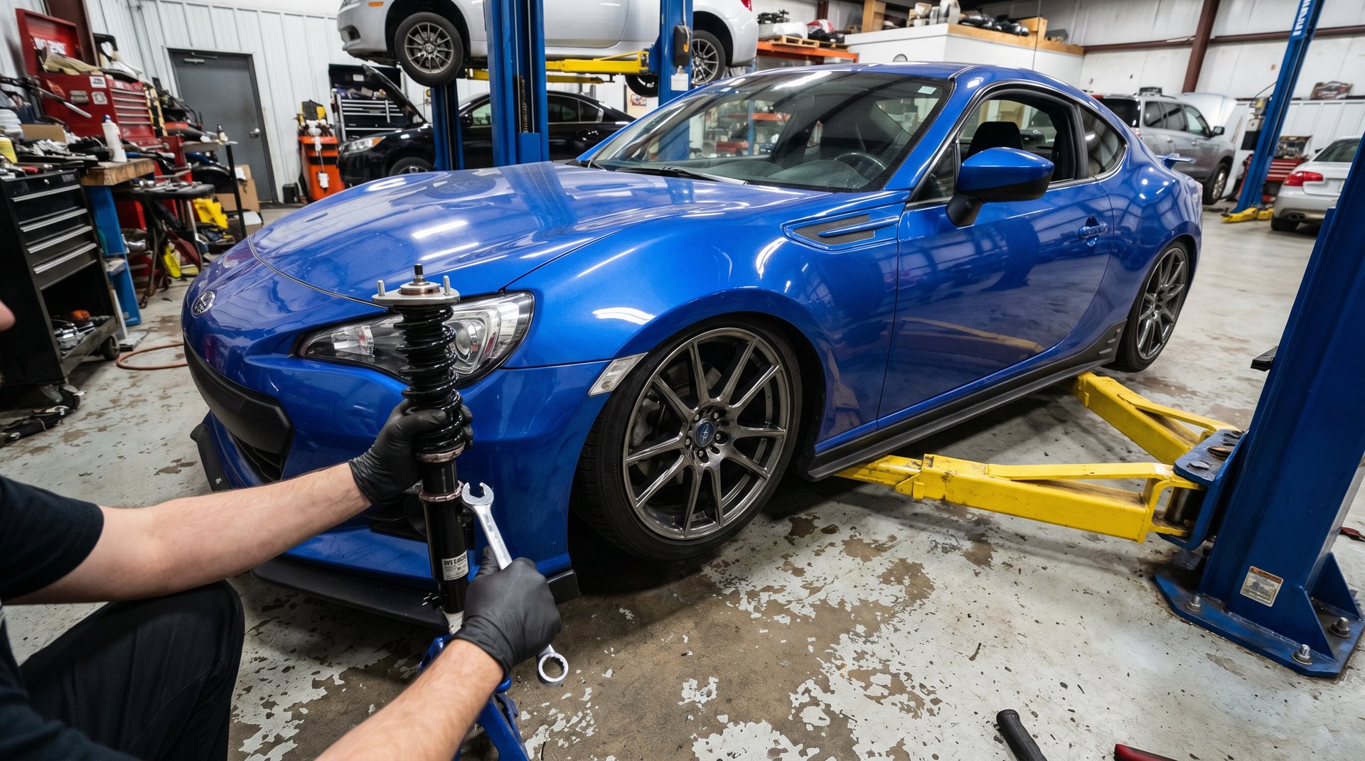 小小绘修车改装视频-悬挂避震改装调校